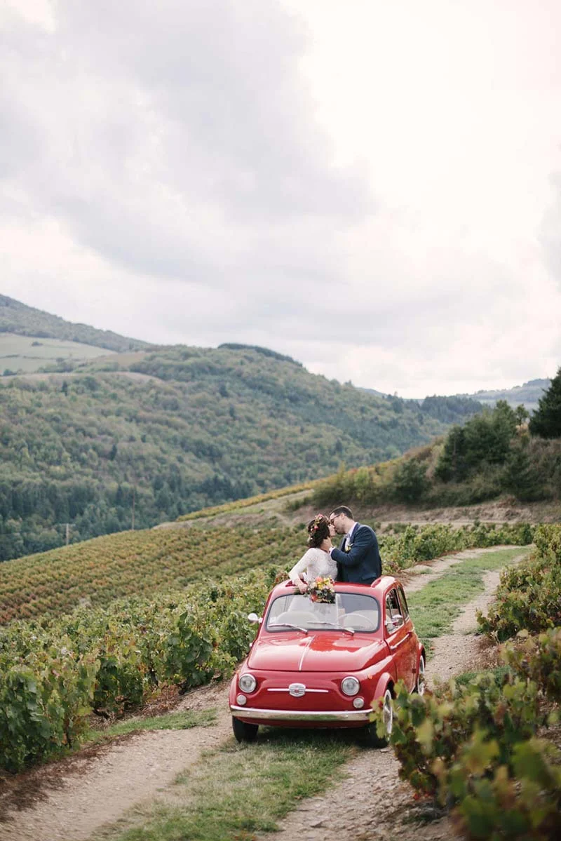 mariage chic champêtre rhone alpes