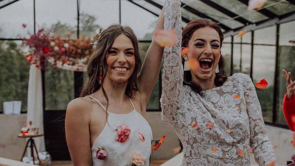 Un mariage Disco rétro