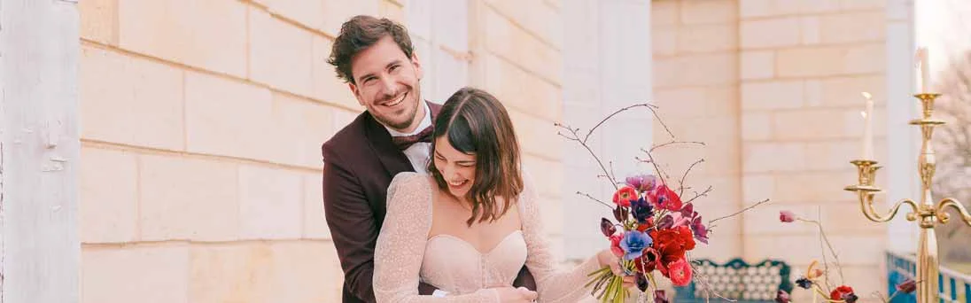 Un mariage moderne et vibrant