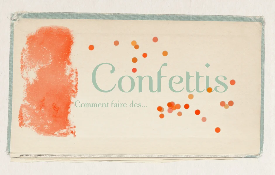 Faire des confettis sur photoshop
