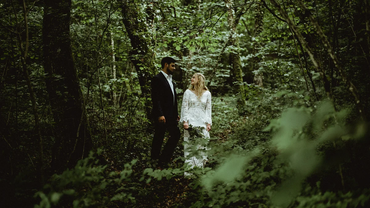 Brooke et Mickael, un mariage bohème et intimiste en Bourgogne