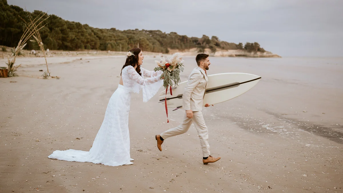 Inspirations pour un mariage bohème sur la plage