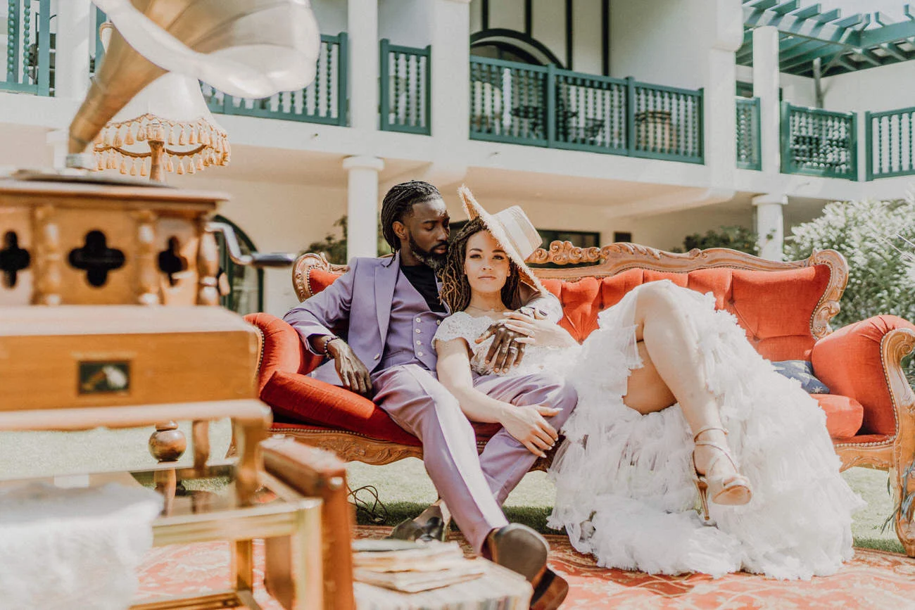 Un mariage jazzy et romantique