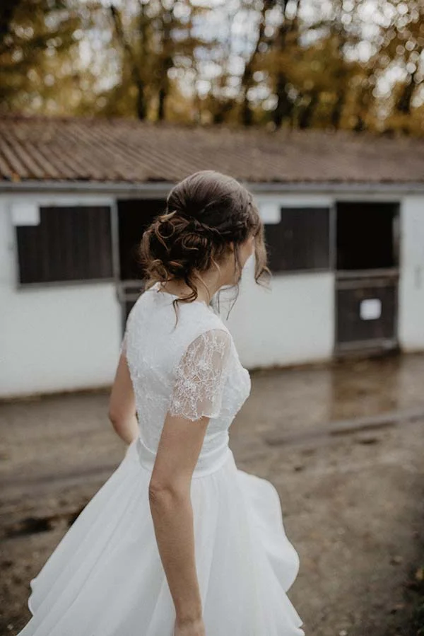 Idees robes mariée romantiques modernes