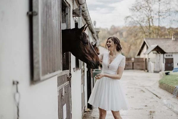 Idees robes mariée romantiques modernes