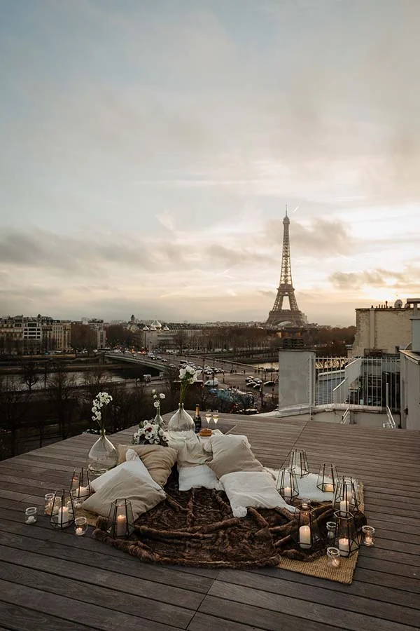Inspirations mariage chic romantique Paris