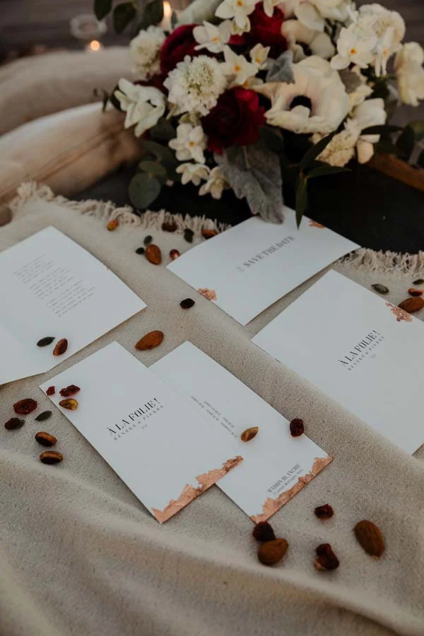 Inspirations mariage chic romantique Paris