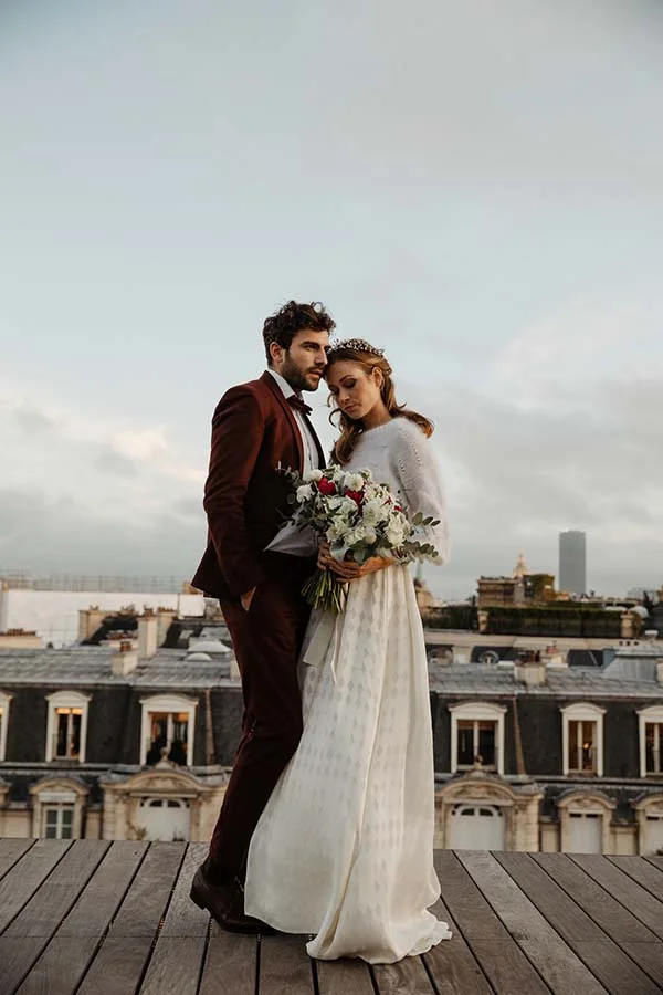 Inspirations mariage chic romantique Paris