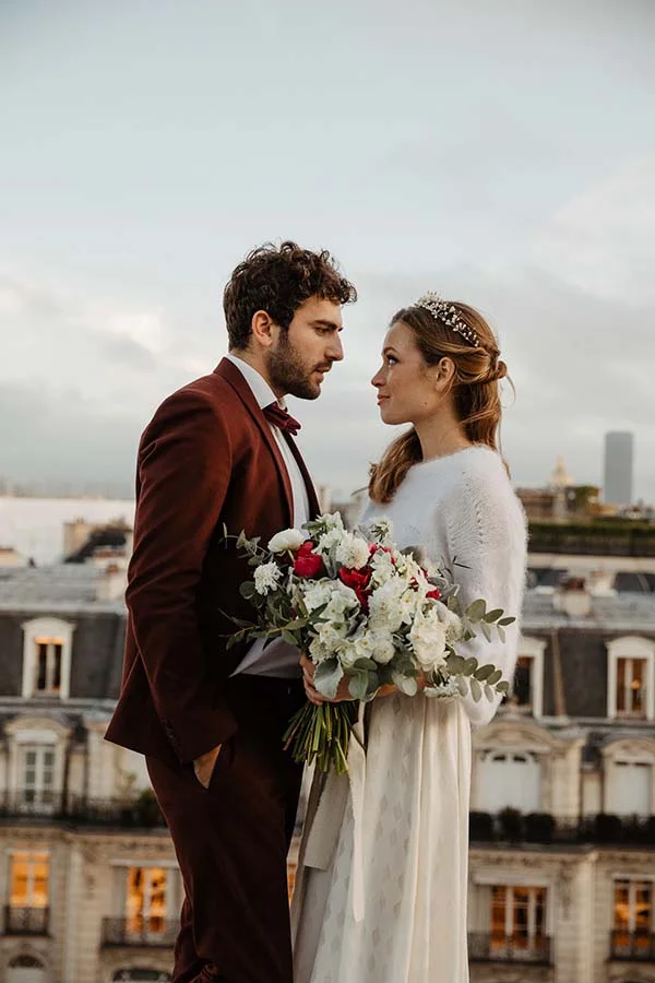 Inspirations mariage chic romantique Paris