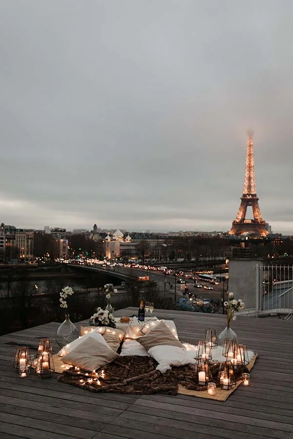 Inspirations mariage chic romantique Paris