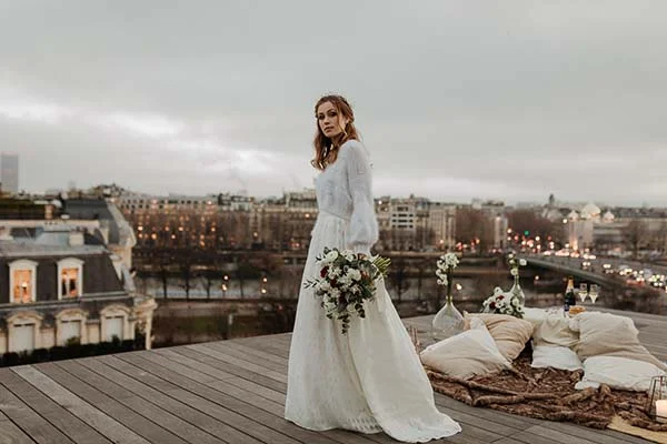 Inspirations mariage chic romantique Paris