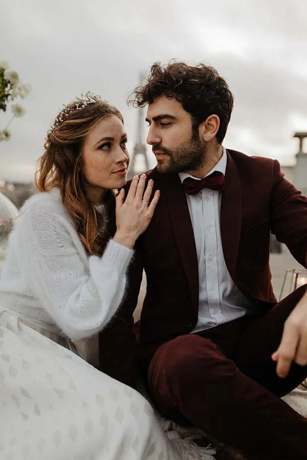 Inspirations mariage chic romantique Paris