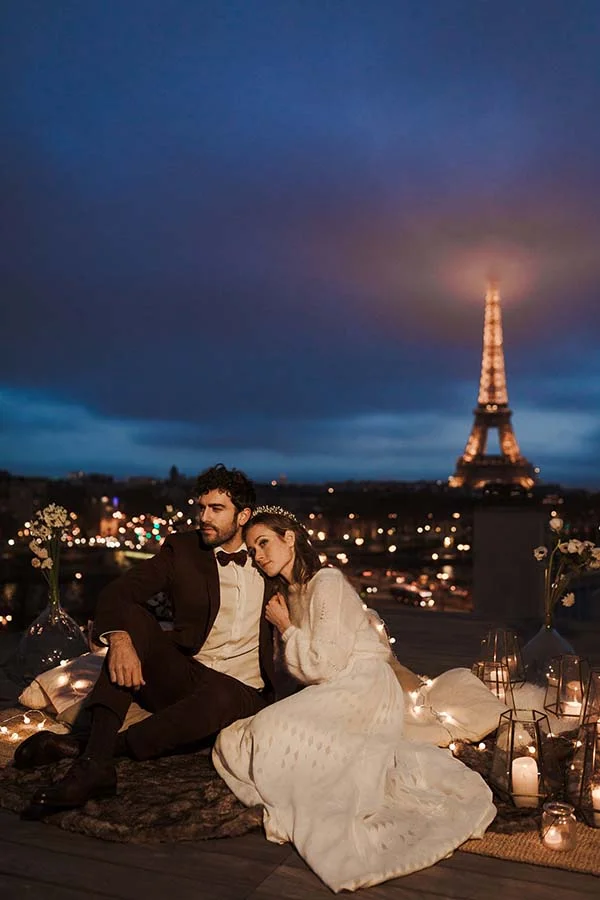 Inspirations mariage chic romantique Paris