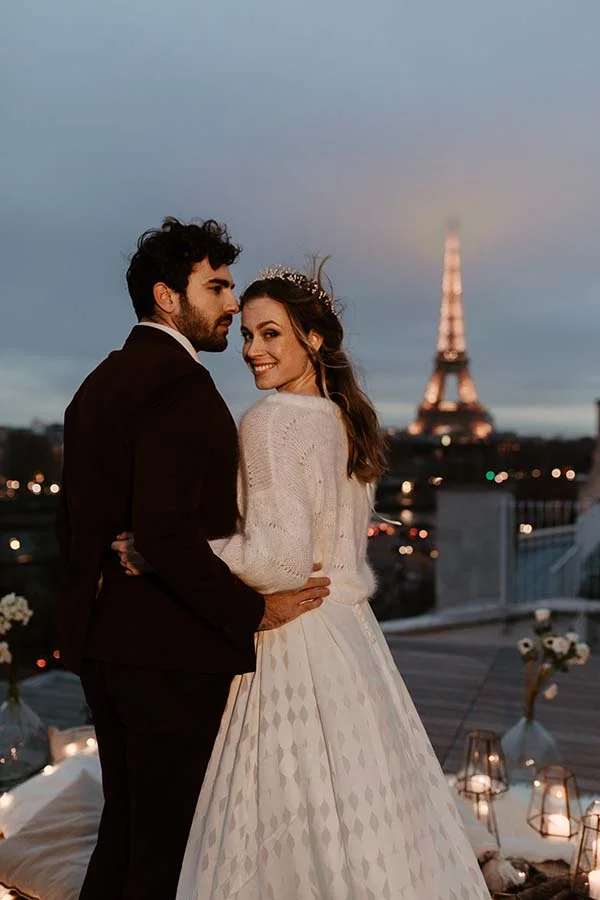 Inspirations mariage chic romantique Paris