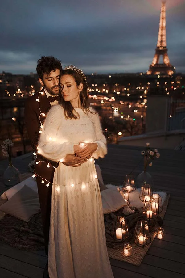Inspirations mariage chic romantique Paris