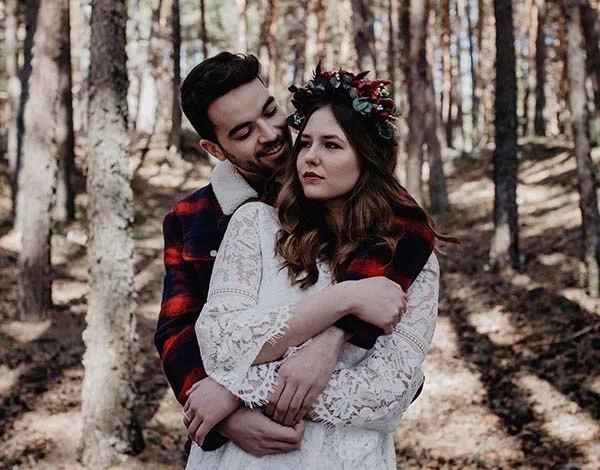 Idées mariage coloré forêt contes