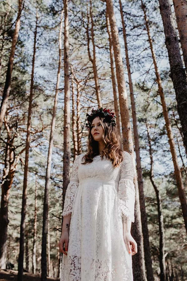 Idées mariage coloré forêt contes