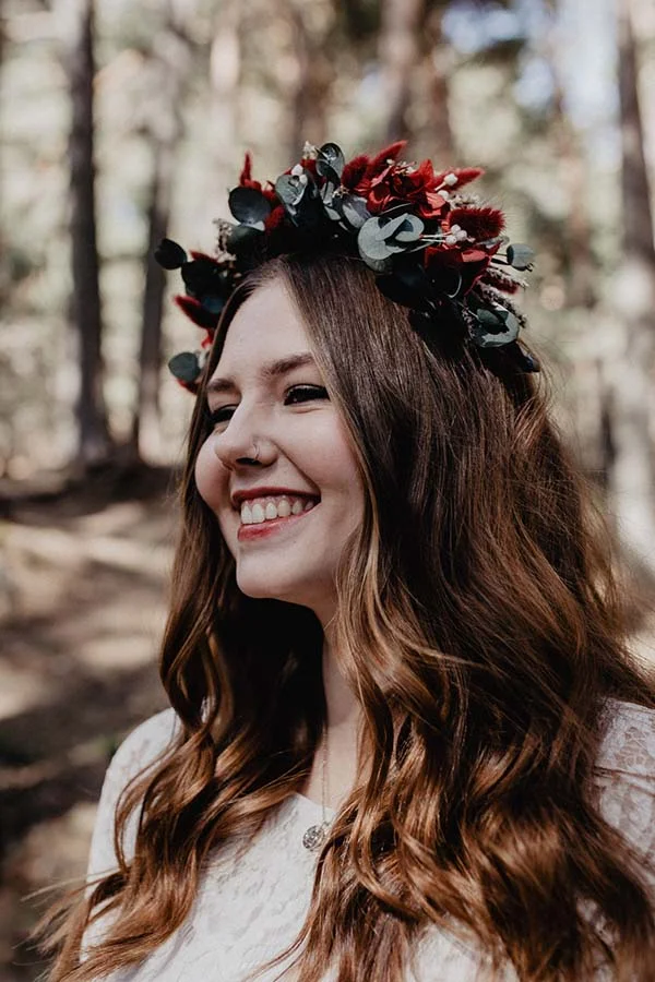 Idées mariage coloré forêt contes