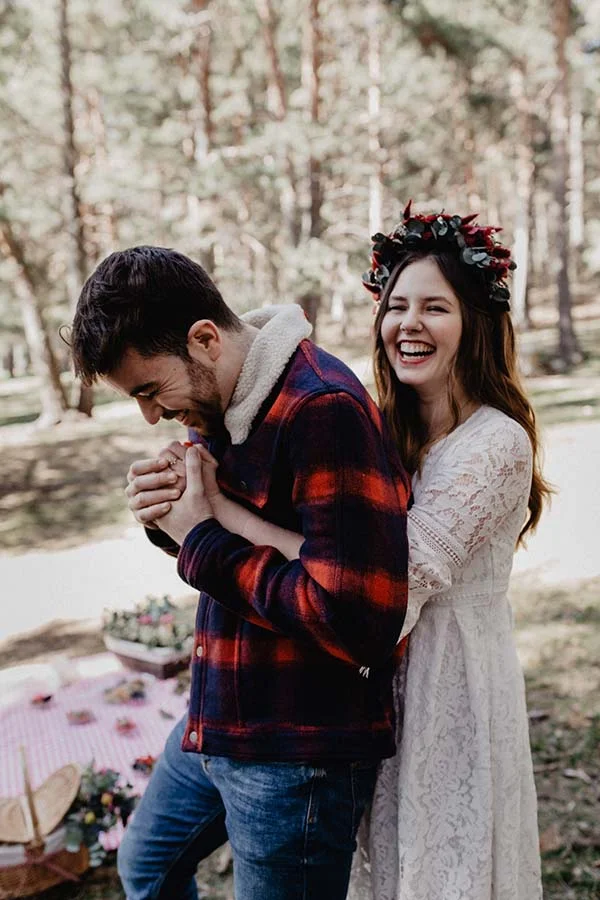 Idées mariage coloré forêt contes