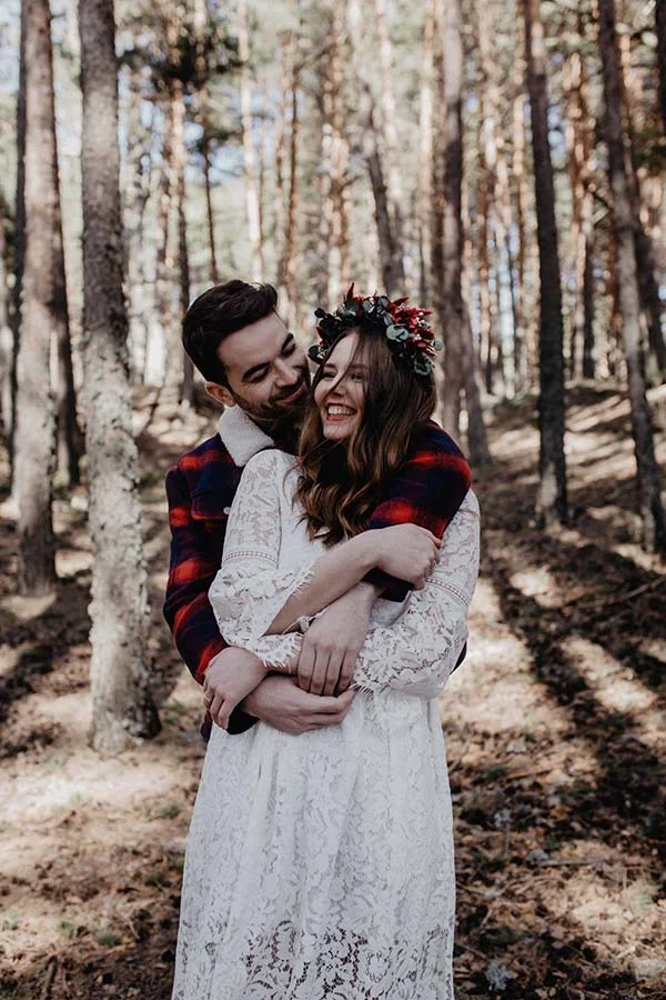 Idées mariage coloré forêt contes