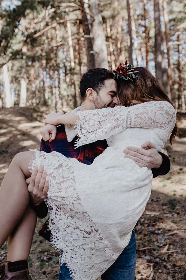 Idées mariage coloré forêt contes