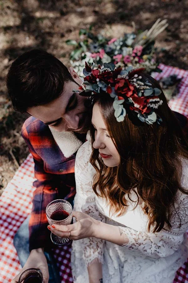 Idées mariage coloré forêt contes