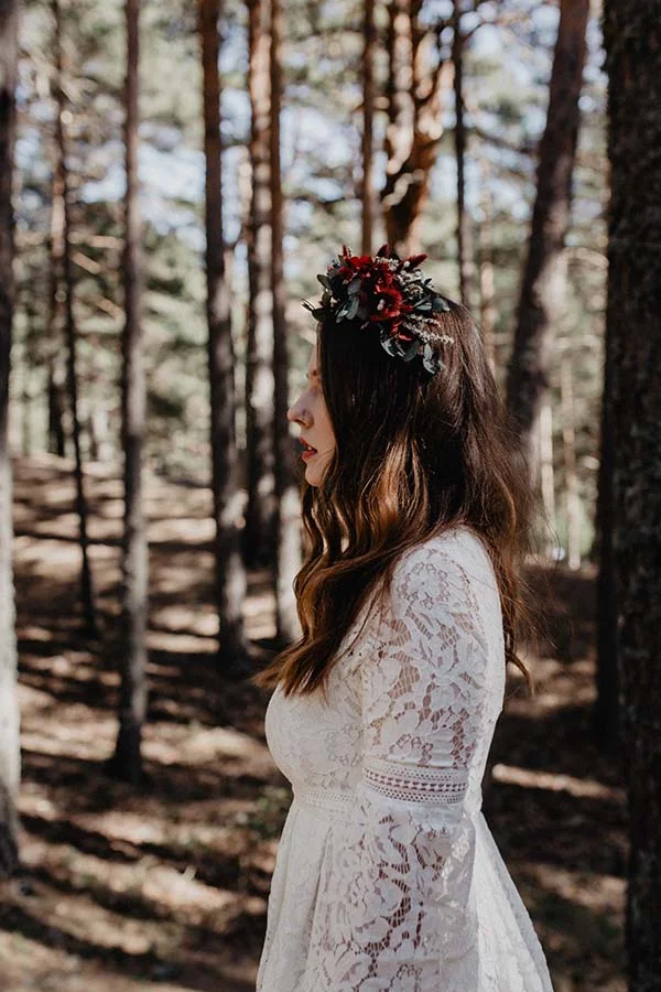 Idées mariage coloré forêt contes