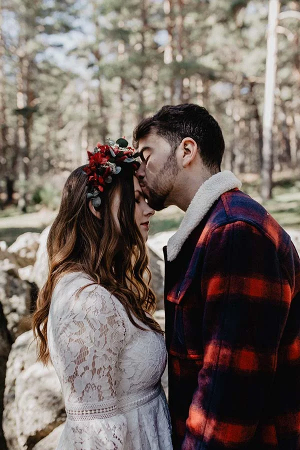 Idées mariage coloré forêt contes