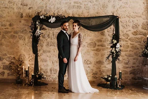 Inspirations pour mariage coloré chic vintage
