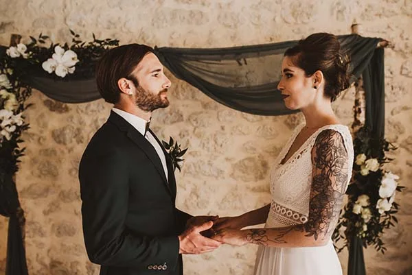 Inspirations pour mariage coloré chic vintage