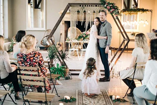Inspirations mariage authentique boho chaleureux