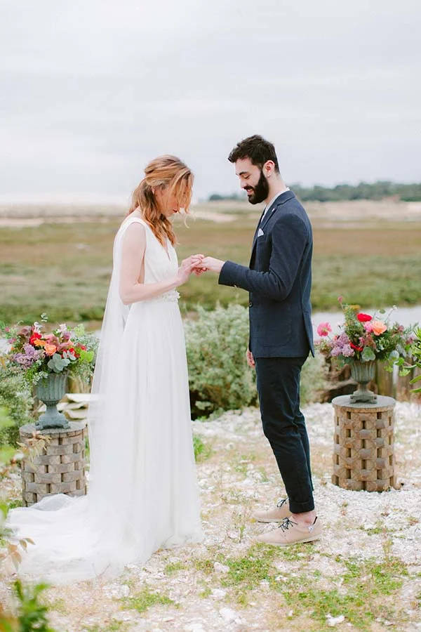Inspirations mariage éthique intime Cap Ferret