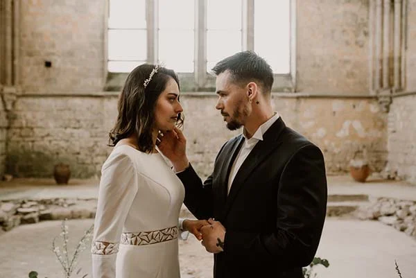 Idées mariage élégant minimaliste Normandie