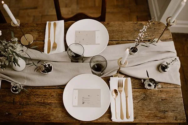 Idées mariage élégant minimaliste Normandie