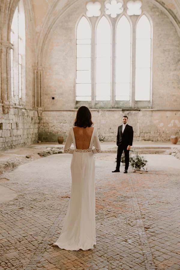 Idées mariage élégant minimaliste Normandie