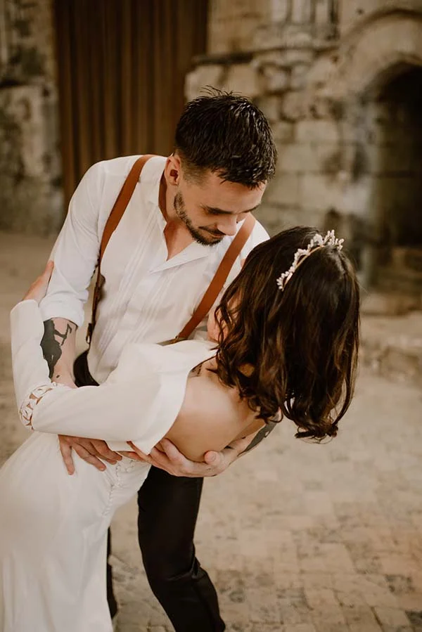 Idées mariage élégant minimaliste Normandie