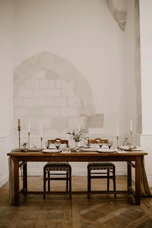 Idées mariage élégant minimaliste Normandie
