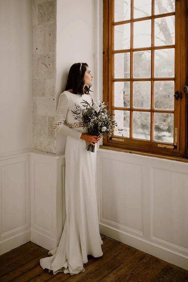 Idées mariage élégant minimaliste Normandie