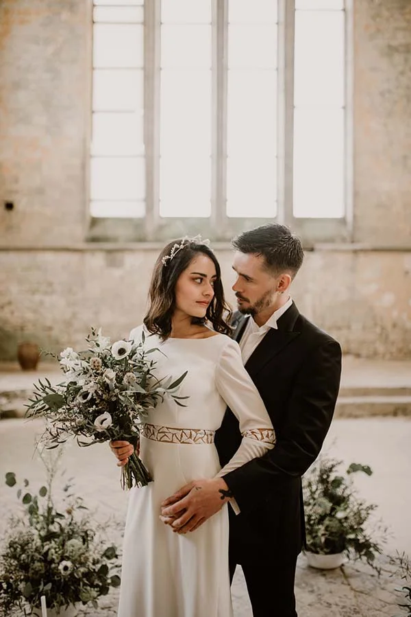Idées mariage élégant minimaliste Normandie
