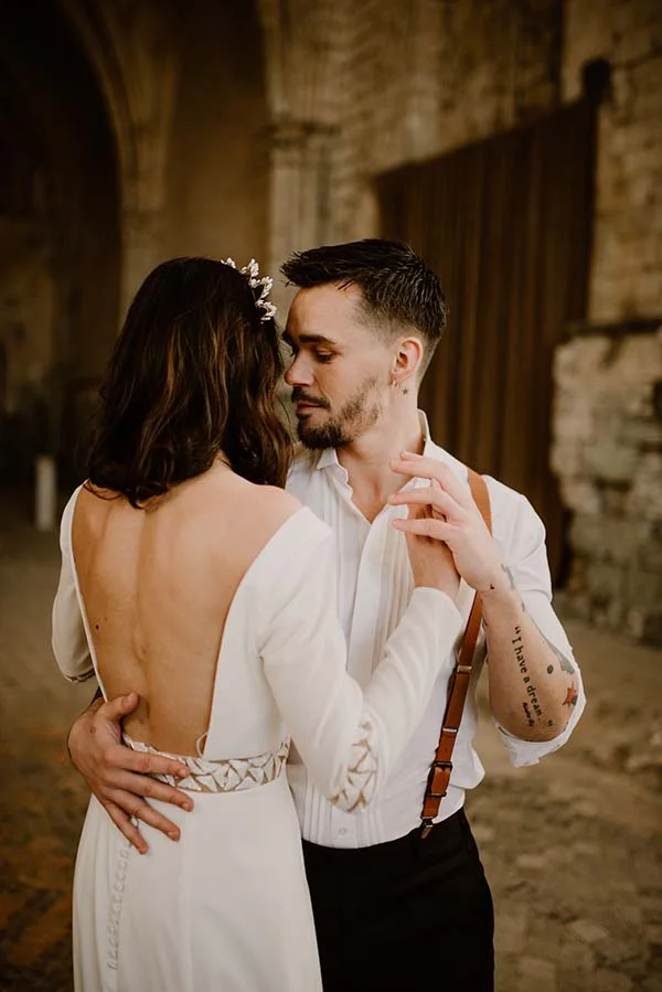 Idées mariage élégant minimaliste Normandie
