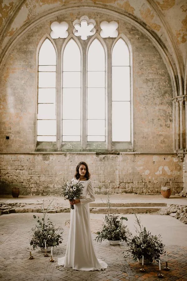 Idées mariage élégant minimaliste Normandie