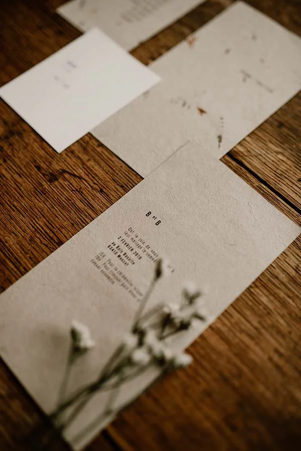 Idées mariage élégant minimaliste Normandie