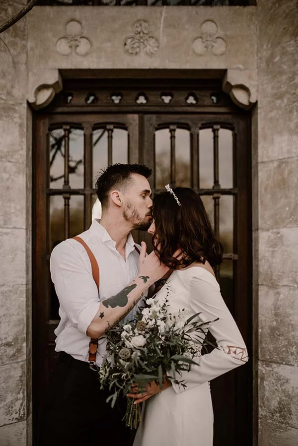 Idées mariage élégant minimaliste Normandie