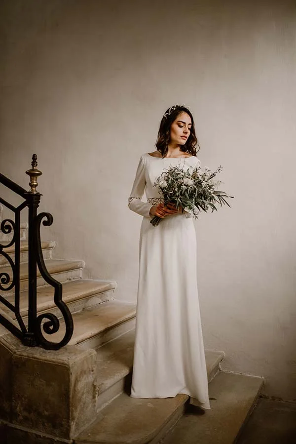 Idées mariage élégant minimaliste Normandie