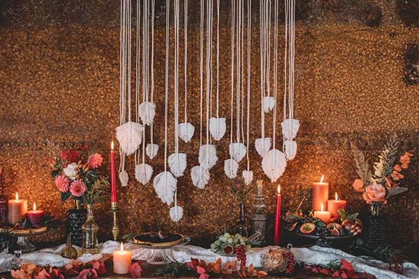 Idées mariage bohème coloré Coachella