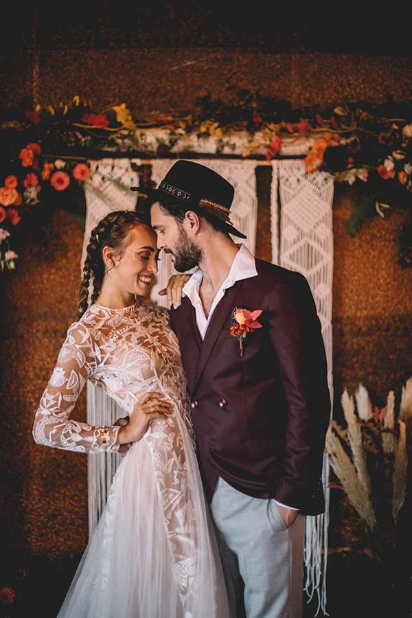 Idées mariage bohème coloré Coachella