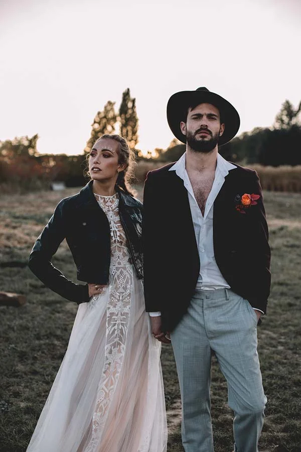 Idées mariage bohème coloré Coachella