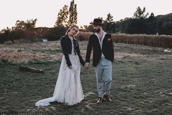 Idées mariage bohème coloré Coachella