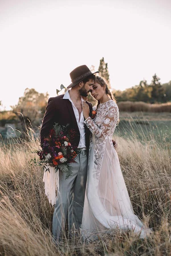 Idées mariage bohème coloré Coachella