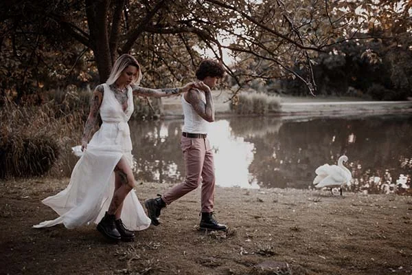Inspirations mariage rock bohème authentique